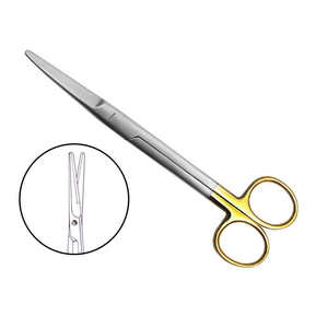 Instrumentos quirúrgicos médicos de acero inoxidable, tijeras quirúrgicas rectas de funcionamiento Mayo - Product Image 1