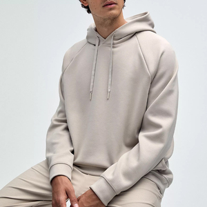 Moda personalizada urbana hombres Casual ligero manga larga polar pulóver sudadera sudaderas con capucha para hombres - Product Image 6