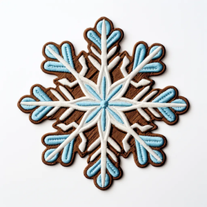 New Fashion Snowflake Patch Custom Christmas <b>Large</b> Glitter Sequin Chenille <b>Towel</b> Embroidery Iron on Patches on Best Prices - Product Image 5