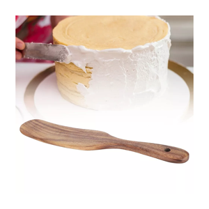 Venta al por mayor de utensilios de cocina de forma plana Spurtle de madera utensilios de cocina únicos hechos a mano de Vietnam - Product Image 4