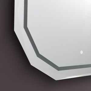Miroir LED 90x70 à bords facettes avec éclairage LED - Product Image 5