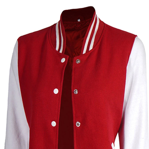 Veste universitaire en cuir véritable sur mesure, vente en gros d'usine, conception OEM, respirante, coupe-vent, haute qualité, broderie sur le devant pour hommes - Product Image 4