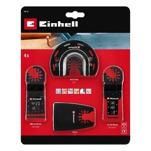 ชุดใบมีดอเนกประสงค์ 4 ชิ้นของไอน์เฮลสำหรับงานไม้และโลหะ 49708104 เครื่องมืออเนกประสงค์ - Product Image 2