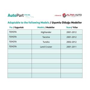 Clips de fixation pour Toyota Highlander Tacoma Tundra Land Cruiser - 50 pièces - Product Image 5