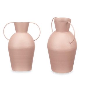 Florero de metal hecho a mano con encanto industrial Textura negra Color Fusión atemporal de fuerza y belleza - Product Image 6