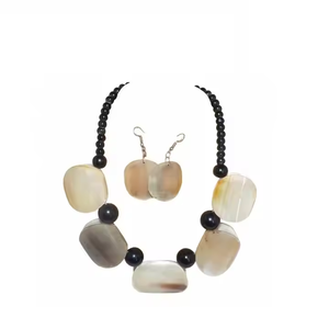 สร้อยคอเขาควายธรรมชาติ100% สำหรับผู้หญิงเครื่องประดับเขาสร้อยคอโดยงานฝีมือเสี้ยว - Product Image 5