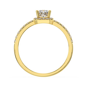 เครื่องประดับขายส่งสุดฮิต แหวนทองคำแท้ 10k ดีไซน์สวยทันสมัยสำหรับผู้หญิง ผลิตโดย Calista Vietnam Jewelry Manufacturer - Product Image 3