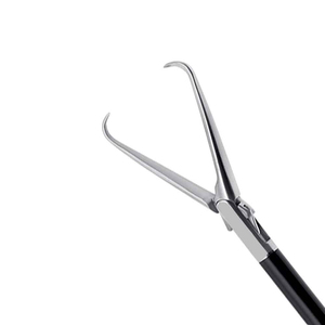 Pince tenaculum laparoscopique en acier inoxydable 5mm x 31cm pour procédures chirurgicales endoscopiques par Salaar Industry - Product Image 3