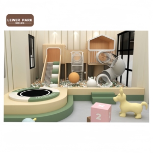In legno Mini bianco Soft Play <span class=keywords><strong>parco</strong></span> <span class=keywords><strong>giochi</strong></span> per bambini al coperto con scivolo per il noleggio di feste per i bambini <span class=keywords><strong>Area</strong></span> <span class=keywords><strong>giochi</strong></span> per bambini - Product Image 3