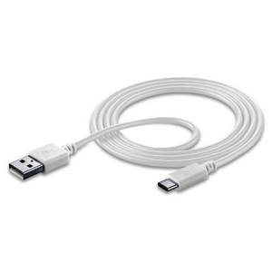 Cable de Alimentación USB-C Blanco de 1.2m, Adaptador y Conector USBDATACUSBA CW - Product Image 1