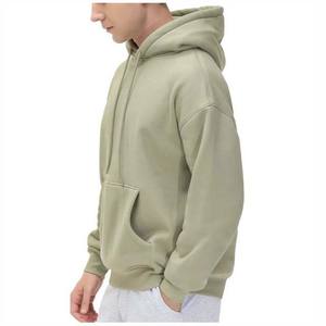 Sudadera con capucha con estampado sólido personalizado para hombre, 100% de algodón, Material de lana térmica de invierno, sudaderas con capucha para hombre, todas las tallas - Product Image 3