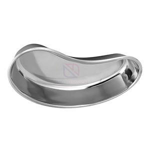 Lot de 4 plateaux à reins en acier inoxydable personnalisables plats à reins creux chirurgicaux pour usage médical et hospitalier - Product Image 4