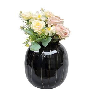 Vase à fleurs en métal fabriqué à la main Vase d'art de luxe moderne décoratif à la main pour la décoration de table à la maison - Product Image 5