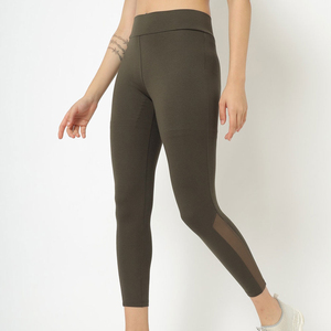 2026 Wholesale Custom Casual Workout <b>Leggings</b> for Women Yoga Active Wear Breathable High Waist Knee-Length Spandex/Polyester - Product Image 1