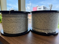 Siam Bothers Nam pagar elektrik Polywire 6mm & 3mm bertenaga untuk Catle peralatan peternakan peternakan buatan Ike Nam
