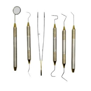 Set di strumenti per la salute di 7 strumenti per il riempimento di amalgama in vetro composito dentale Kit di vendita di fonti di alimentazione manuale - Product Image 2