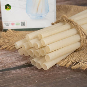 Pajitas de Arroz Vietnamitas Naturales Comestibles Desechables de Harina de Arroz Ecológicas para Fiestas - Product Image 2