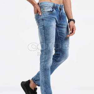 Pantalones Vaqueros de Color Personalizado para Hombre a Precio Económico, Nuevo Estilo para Uso en Exteriores, Pantalones de Hombre Lavados de la Mejor Calidad - Product Image 3