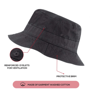 Chapeau Bob Unisexe en Coton Imprimé de Créateur, Personnalisé avec Logo Brodé Couleur Unie, Motif Dessin Animé, Prix de Gros - Product Image 3