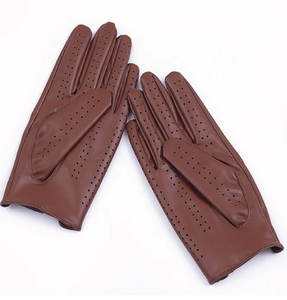 Guantes de conducción de cuero genuino Unisex, oferta - Product Image 2