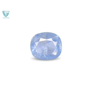Saphir bleu, pierre précieuse non montée, 3,99 carats, facetté, couleur bleu royal, taille 10 mm, traité thermiquement, hauteur 8 mm et 6 mm - Product Image 1