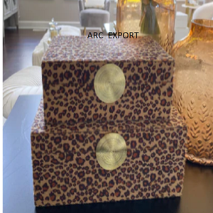 Caja de almacenamiento con diseño de lujo para decoración, caja de almacenamiento con diseño de lujo, diseño clásico, Simple y dorado - Product Image 6