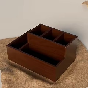 Organizador de Cubiertos de Madera de Acacia, Soporte Grande para Cubiertos, Organizador de Utensilios de Cocina para Fiestas - Product Image 4