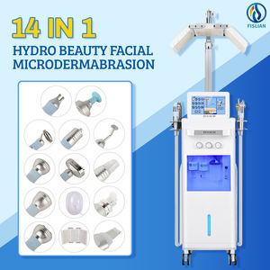 جهاز هيدرا أوكسجين تجاري متقدم للعناية بالوجه 14 في 1 متعدد الوظائف مع 14 مقبض للتنظيف العميق وشد البشرة في السبا - Product Image 2