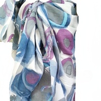 Nuevo Pareo/Sarong de Rayón para Verano, Pañuelo de Playa con Estampado de Puntos, Bufandas y Chales Étnicos