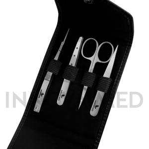 Pinzas de Precisión para Cejas de Acero Inoxidable Color Arcoíris, Pinzas Ecológicas para Eliminar Vello Encarnado - Product Image 4