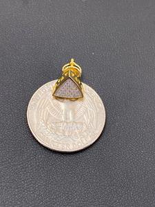 Oferta Especial, Pendientes de Diamante Moissanite VVS con Plata de Ley 925 Chapada en Oro, Triángulo, Minimalistas, Joyería Fina para Mujer - Product Image 6