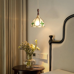 <span class=keywords><strong>Lampe</strong></span> suspendue <span class=keywords><strong>Tiffany</strong></span> pour îlot de cuisine, salle à manger, style Japandi, en laiton massif, verre teinté, <span class=keywords><strong>lampe</strong></span> suspendue florale <span class=keywords><strong>Tiffany</strong></span> d'intérieur - Product Image 4