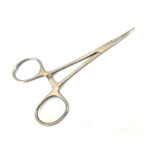 Fórceps hemostáticos profesionales 14/16/18cm soporte de aguja de acero inoxidable fórceps para mosquitos instrumentos quirúrgicos pinza Kelly