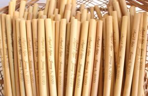 Eco2go Vietnam Factory Supply Durable Eco-Friendly <b>Reusable</b> Bamboo <b>Straws</b> | Biodegradable Bamboo <b>Straws</b> - Product Image 2
