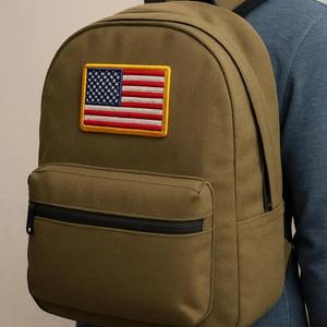 Haute qualité 3D USA drapeau américain brodé coeur/fleur Patch fer à repasser/coudre insigne patriotique pour tactique motard vestes chapeaux - Product Image 2