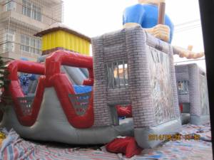 Château gonflable Powerman Fun City en PVC pour usage universel - Product Image 4