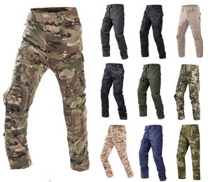Pantalon cargo multi-poches personnalisé pour hommes, pantalon d'uniforme respirant et imperméable pour l'entraînement au combat et la randonnée en plein air - Product Image 6