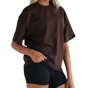 Camiseta de Mujer de Alta Calidad, 100% Algodón, Talla Grande, Casual, Holgada, con Logotipo Bordado, Impresión Digital, Cómoda - Product Image 6