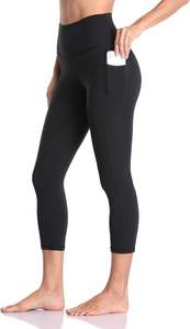 GYM PEOPLE Thick High Waist Full Length Polyamide Yoga Pants Pockets Tummy <b>Control</b> Blocking Workout Running <b>Leggings</b> for 2026 - Product Image 6