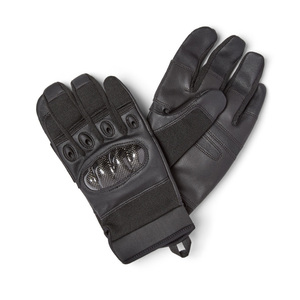 Gants de travail, gants de protection, gants tactiques Predator - Gants de tir noirs en PVC avec sangle de poignet en velcro, camouflage personnalisé - Product Image 3
