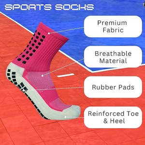 Chaussettes de sport en tissu respirant de vente chaude Chaussettes de sport sur mesure Chaussettes de sport confortables - Product Image 5