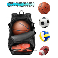 Bolsa Deportiva Antirrobo Personalizada de Moda para Baloncesto, Fútbol, Gran Capacidad, Compartimento Separado para Balón y Zapatos