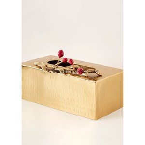 ที่ใส่กระดาษทิชชู่ชุบทองสำหรับตกแต่งโต๊ะดีไซน์หรูหราเครื่องใช้บนโต๊ะเครื่องใช้ในบ้านอุปกรณ์รับประทานอาหารในครัว - Product Image 1