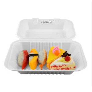 บรรจุภัณฑ์แบบฝาพับไม้ไผ่ธรรมชาติแบบใช้แล้วทิ้งทันสมัยขนาด9*6 9*9ขนาดสำหรับกิจกรรมทุกประเภทเดินทางร้านอาหาร - Product Image 6