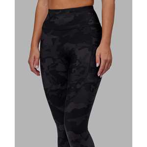 Rep Ultra High-Rise Full Length <b>Legging</b> <b>Pockets</b>-<b>Black</b> Camo Activewear Tights for Fitness Yoga - Product Image 5