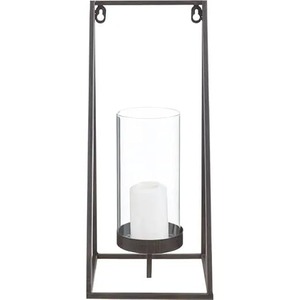 Available High Quality Round Available Glass Candle Jar for Home & Hotel Decoration New Design Best Price Metal Candle <b>Lantern</b> - Product Image 1
