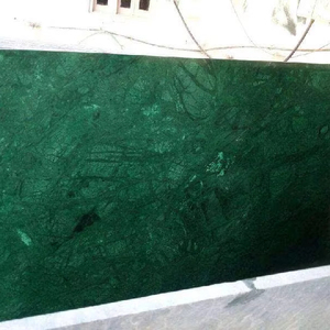 Grande dalle de marbre vert moderne et élégante garantie d'un an finition flammée polie imperméable pour villa de luxe hôpital/appartement - Product Image 1