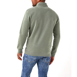 Por encargo superventas último estilo hombres media cremallera pulóver sudadera 100% algodón otoño directo de fábrica suministro nuevo diseño - Product Image 2