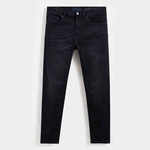 Pantalones vaqueros personalizados con estilo para hombre, tejidos transpirables con diseño de impresión láser para su propio estilo, pantalones vaqueros para hombre - Product Image 1