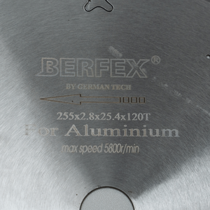 OEM Factory 505mm 120T Hoja de corte de aluminio 4,4/4,0mm Sierra de corte Herramienta soldada de alta frecuencia 25,4/30mm Bore - Product Image 6